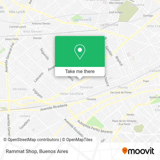 Rammat Shop map