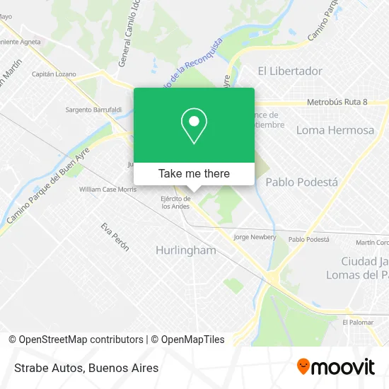 Strabe Autos map