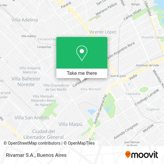 Rivamar S.A. map