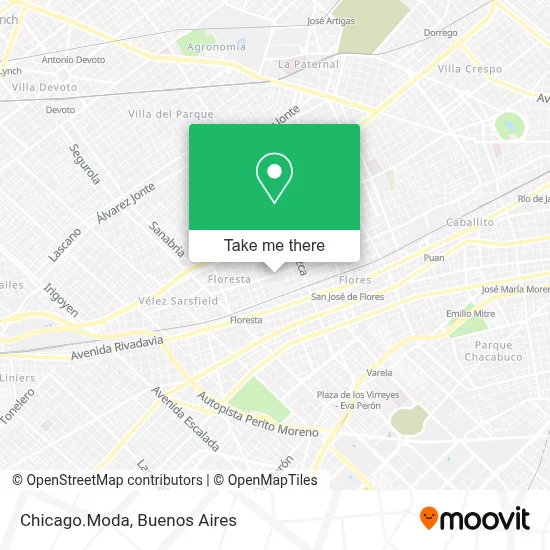 Chicago.Moda map