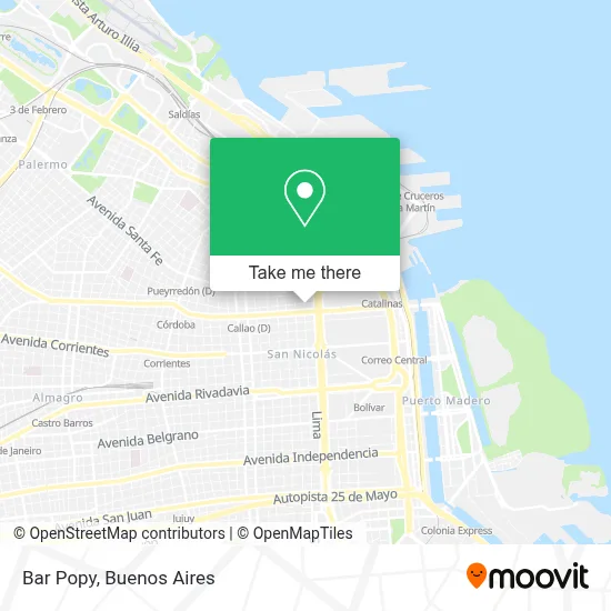 Bar Popy map