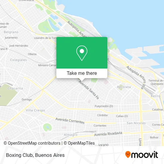 Boxing Club map
