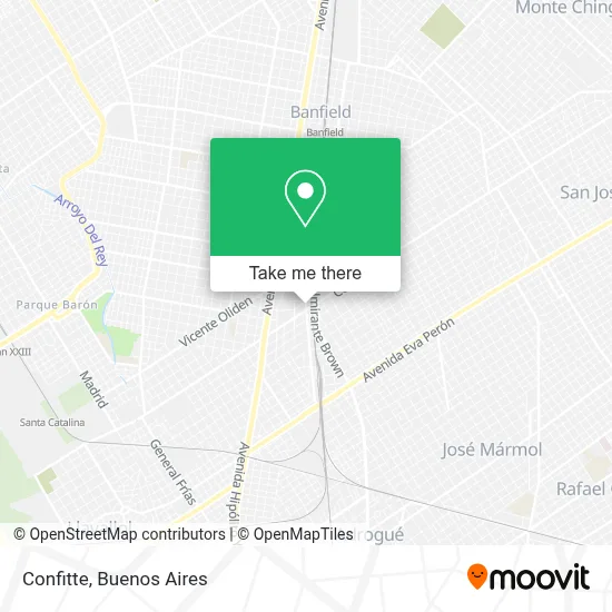 Confitte map
