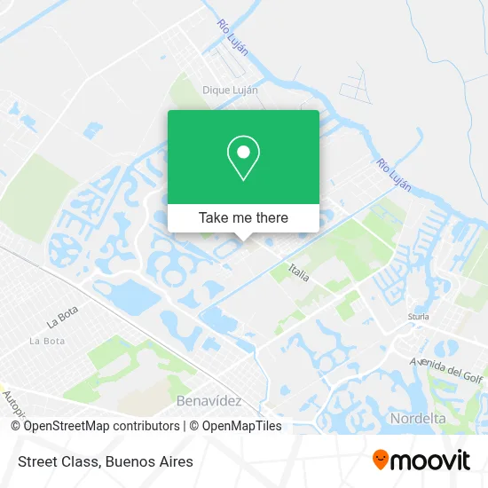 Street Class map