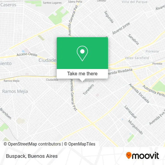 Buspack map