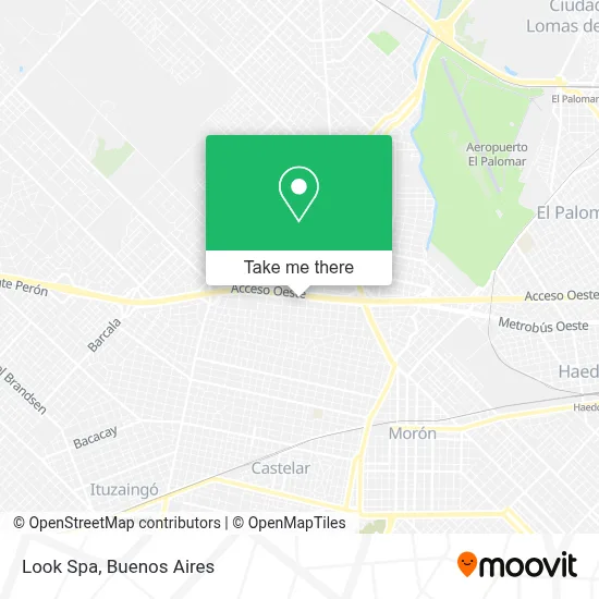 Look Spa map