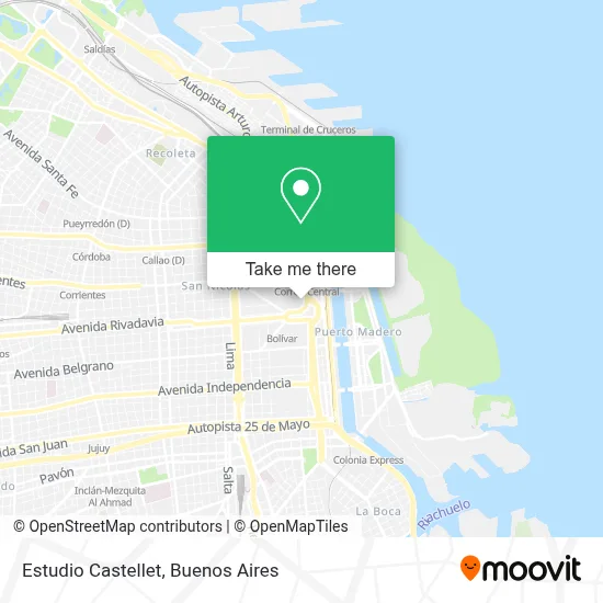 Estudio Castellet map