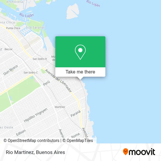 Rio Martinez map