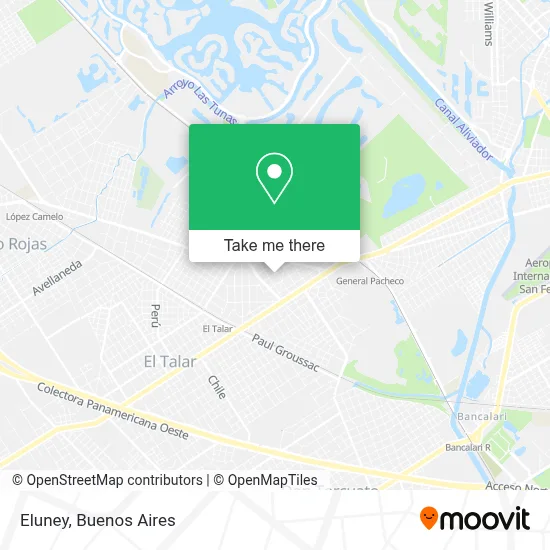 Eluney map