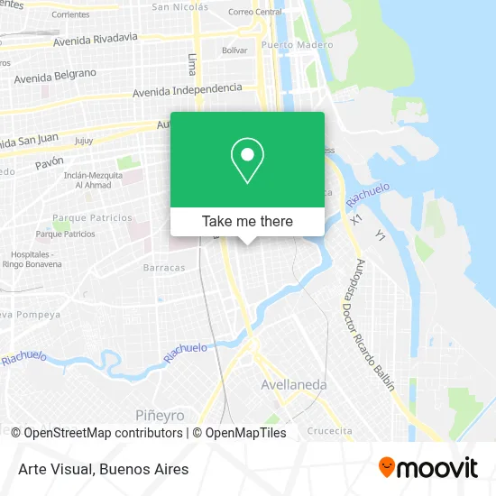 Arte Visual map
