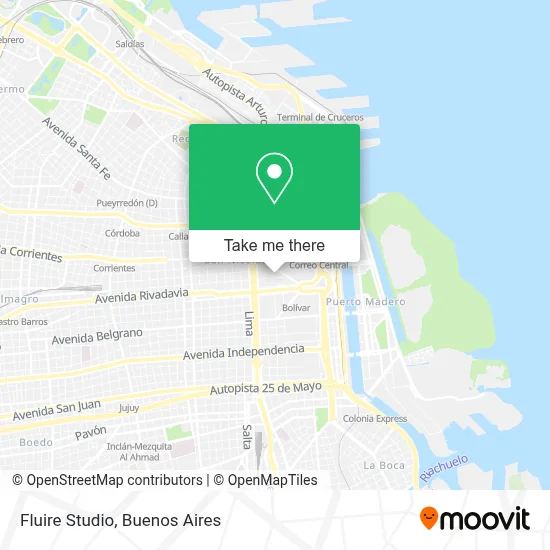 Fluire Studio map