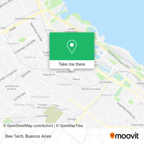 Bee Tech map