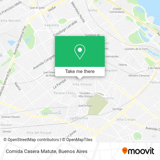 Comida Casera Matute map