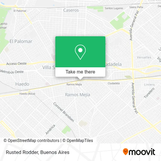 Rusted Rodder map