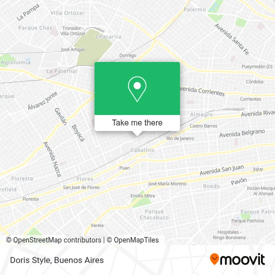 Doris Style map