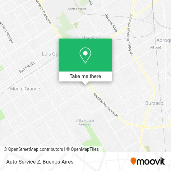 Auto Service Z map