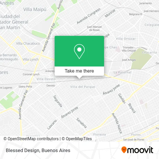 Blessed Design map