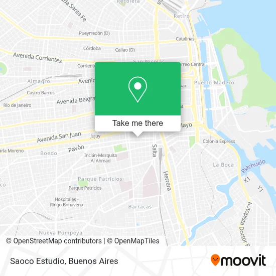 Saoco Estudio map