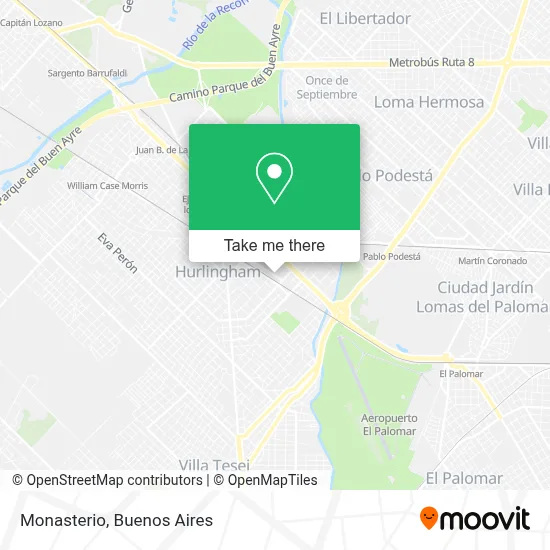 Monasterio map
