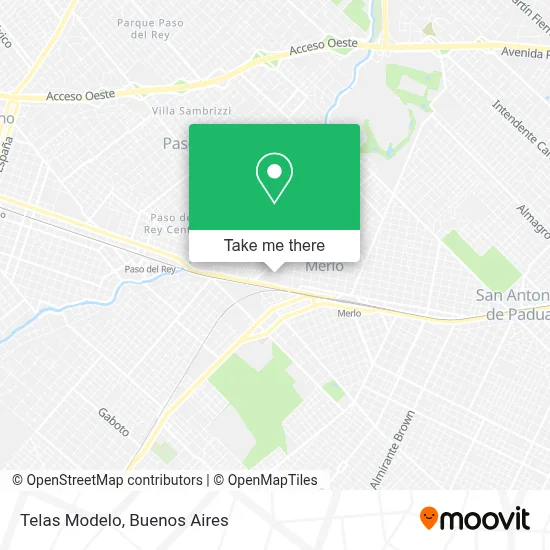 Telas Modelo map
