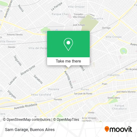 Sam Garage map