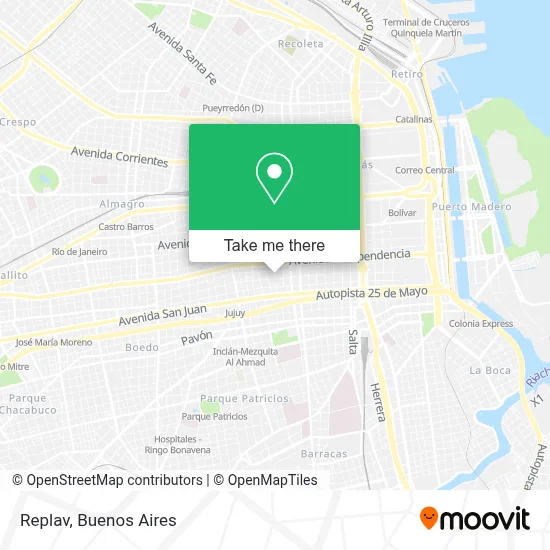 Replav map