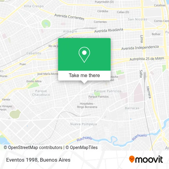Eventos 1998 map