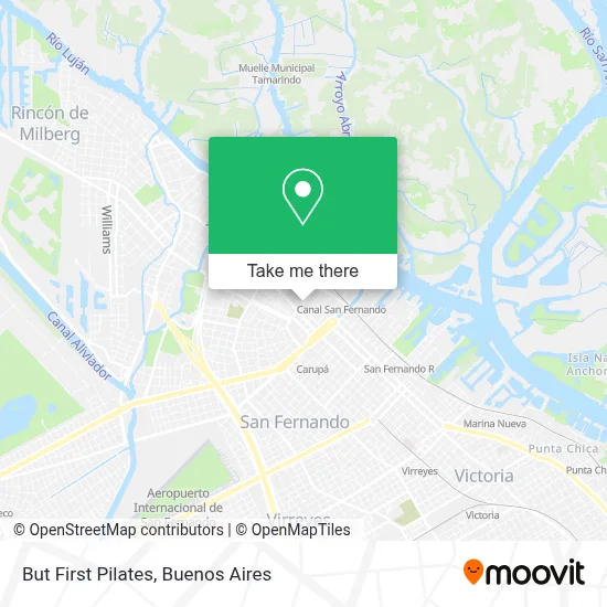 But First Pilates map