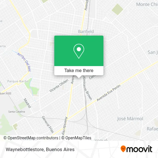 Waynebottlestore map