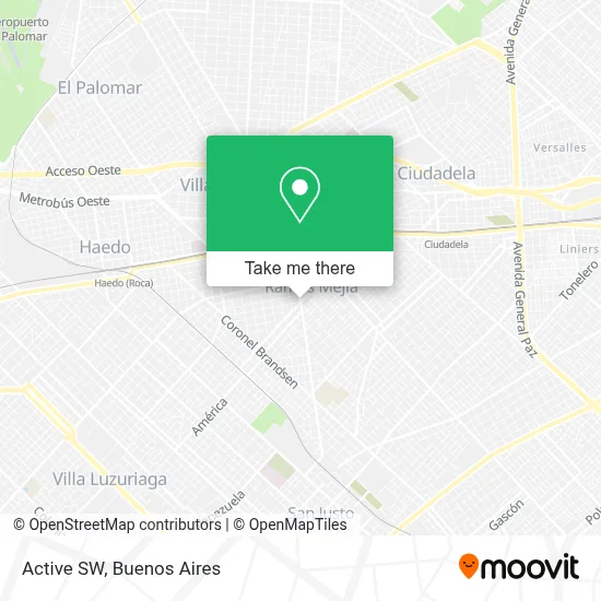 Active SW map