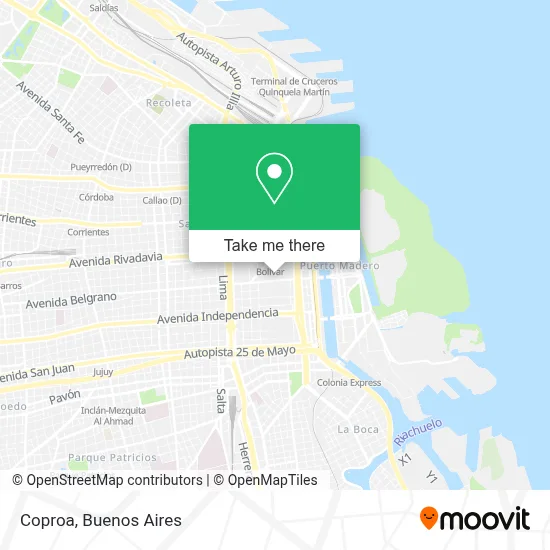 Coproa map