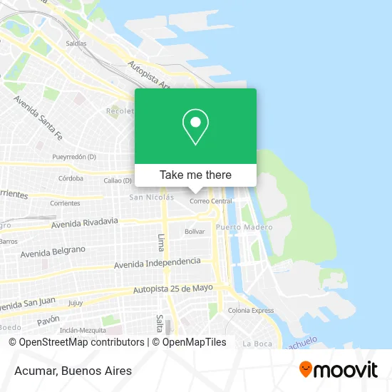 Acumar map