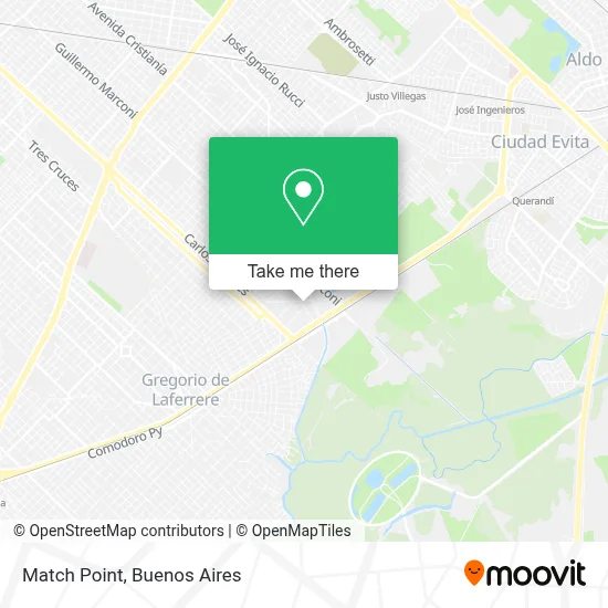 Match Point map