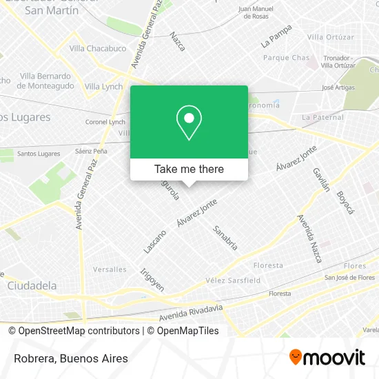 Robrera map
