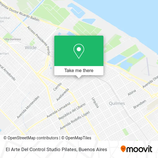 El Arte Del Control Studio Pilates map