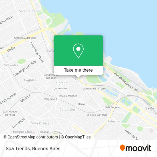 Spa Trends map
