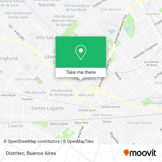 Distritec map