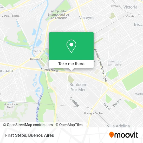 First Steps map