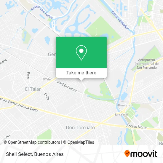 Shell Select map