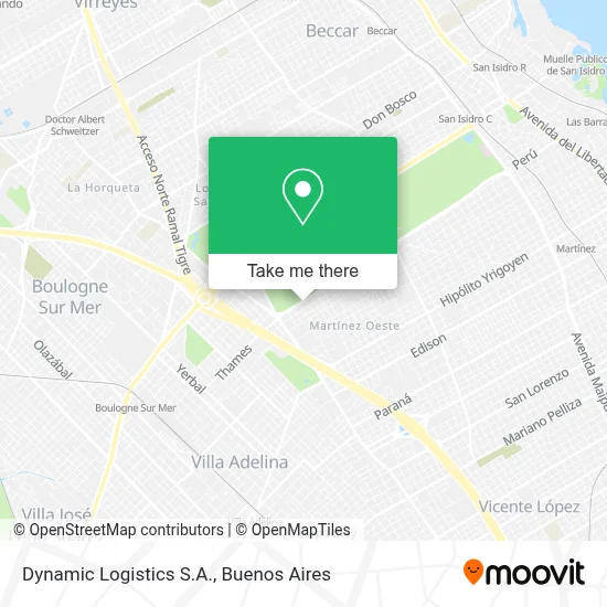 Dynamic Logistics S.A. map