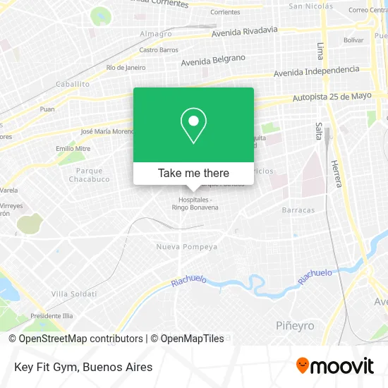 Key Fit Gym map