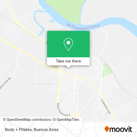Body + Pilates map