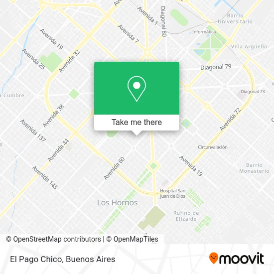 El Pago Chico map