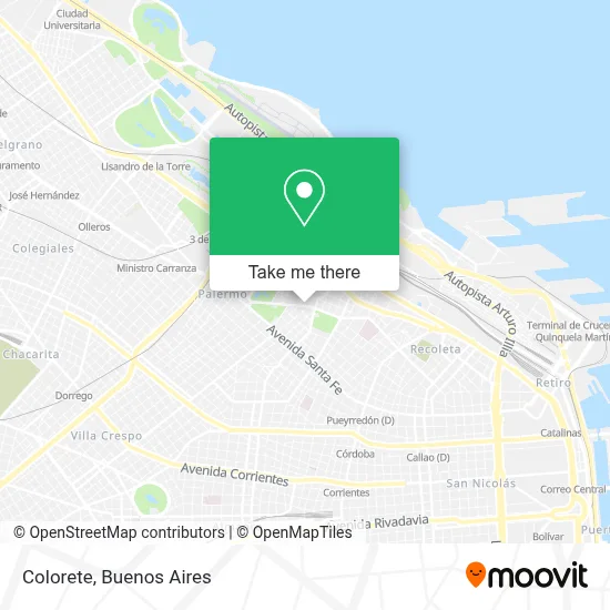 Colorete map
