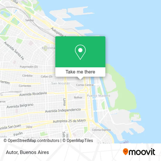 Autor map