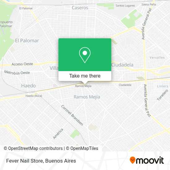 Fever Nail Store map