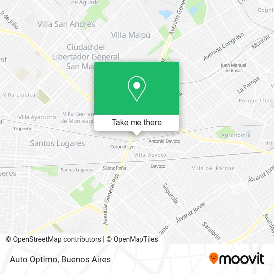 Auto Optimo map