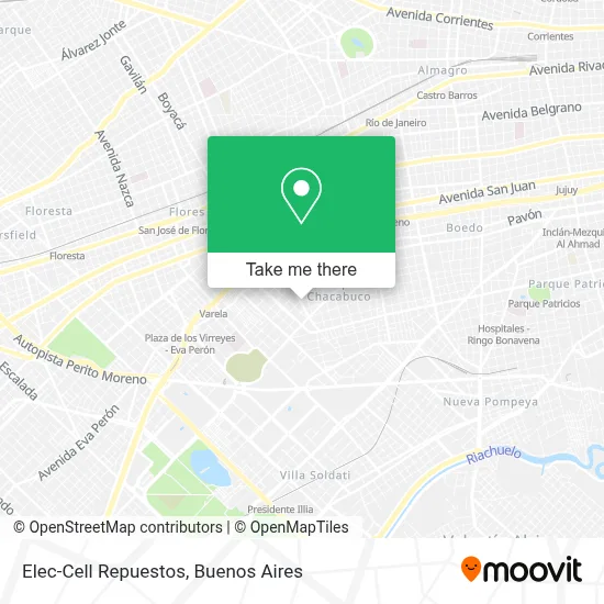 Elec-Cell Repuestos map