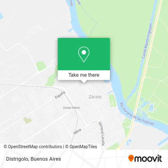 Distrigolo map