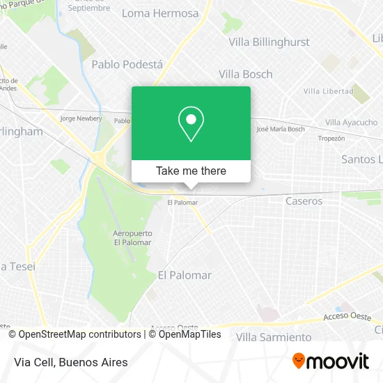 Via Cell map